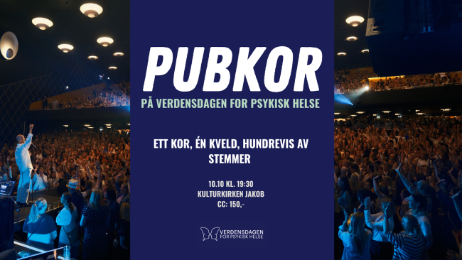 Pubkor på Verdensdagen for psykisk helse